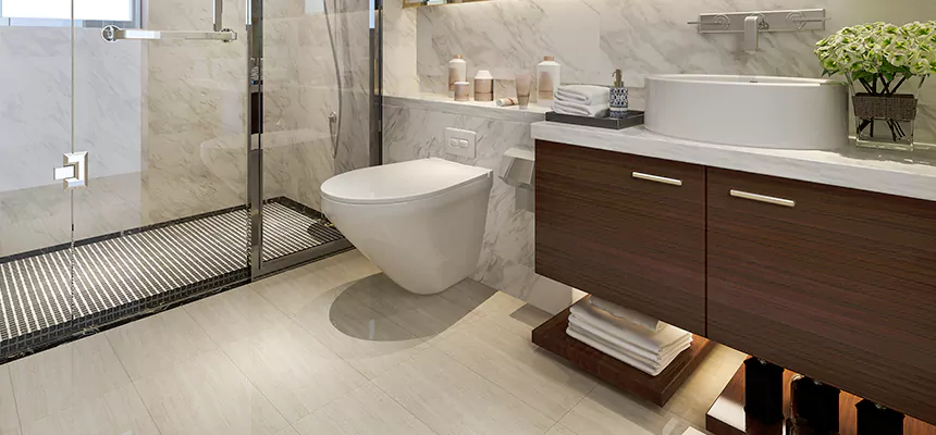 Burst Pipe Bathroom Cleanup in Falcon